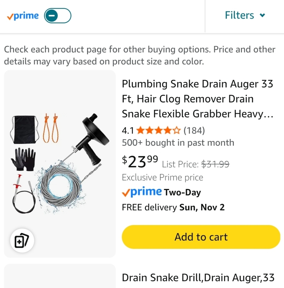 Drain Snake Tool